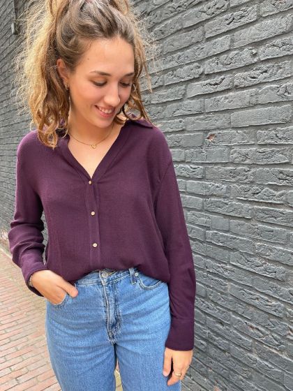 Diega dames blouse 7016 Bourdeaux