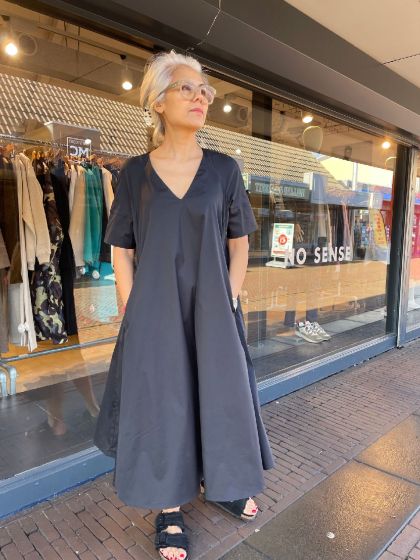 Xacus jurk Marlene zwart