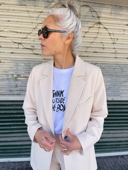 Second Female dames jasje Evie New Blazer Sand