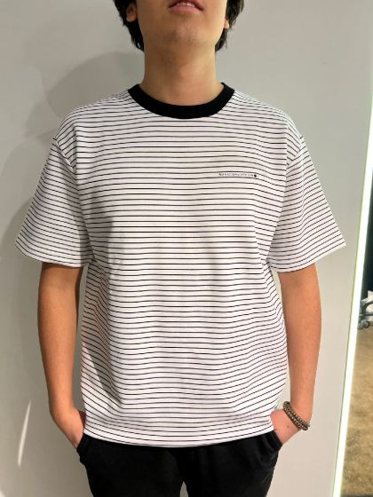 NN07 heren shirt Nat 3457 Black Stripe