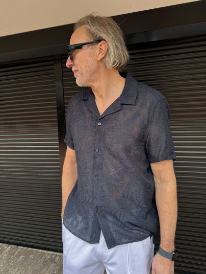 Drykorn Heren Blouse Bijan_2 Donkerblauw 2000