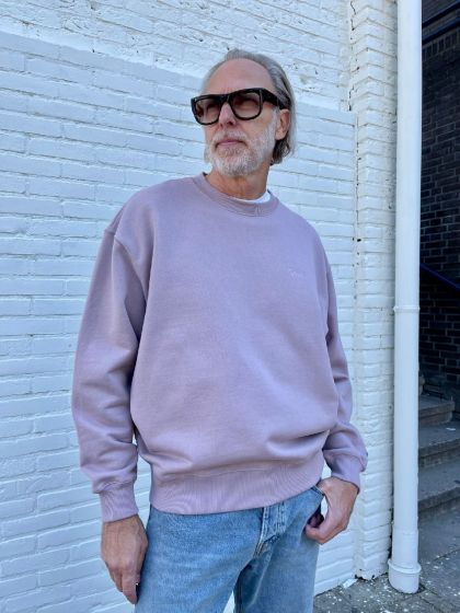 Tenue Unisex Kelly Oversized Crew Neck Sweat Mauve