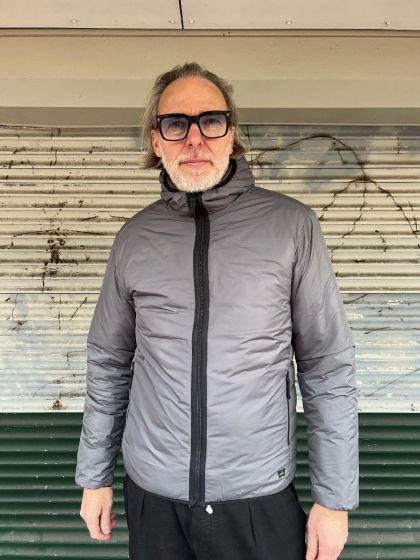 Wahts heren jas Johnson Mid Grey