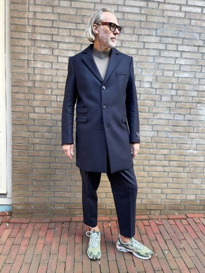 Drykorn heren jas Lugo donkerblauw