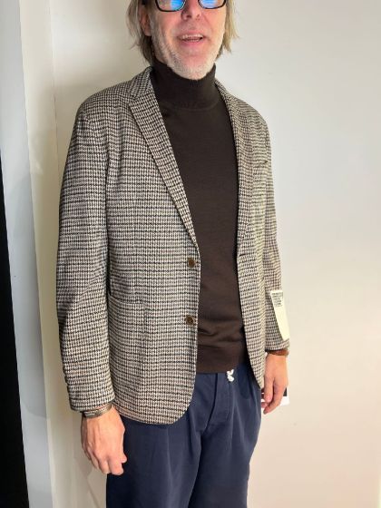 Drykorn heren blazer Vermont bruine ruit