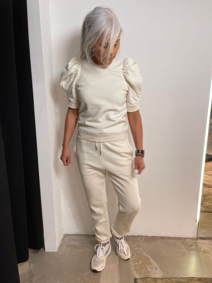 Second Female dames broek Miami Sweat Pants beige