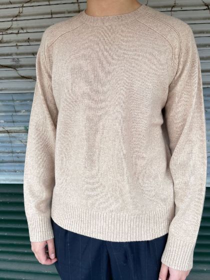 Sibin Linnebjerg trui Rylan Light melange sand