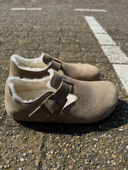 Birkenstock London Shearling Taupe