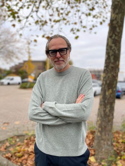 Samsoe Samsoe heren trui Viktor Crew Neck Slate