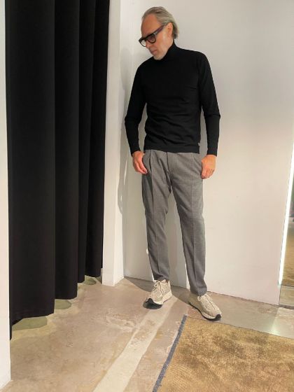 Drykorn heren col Maurito 1000 zwart