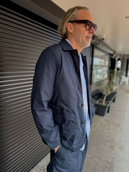 Universal Works Bakers C Jacket Navy