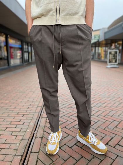 Tiger of Sweden heren broek Wimbeldon bruin