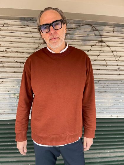 Samsoe Samsoe heren sweater Toscan Crew Cherry