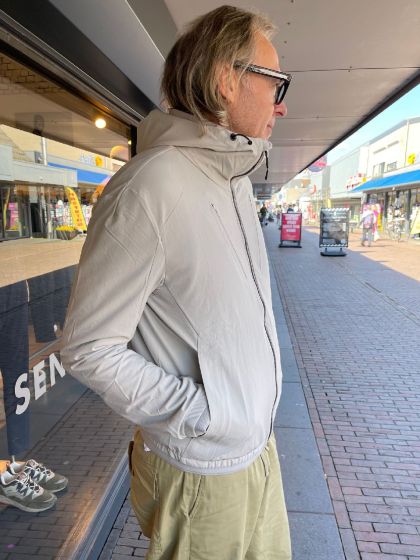 Krakatau heren jack NM36-3 licht grijs