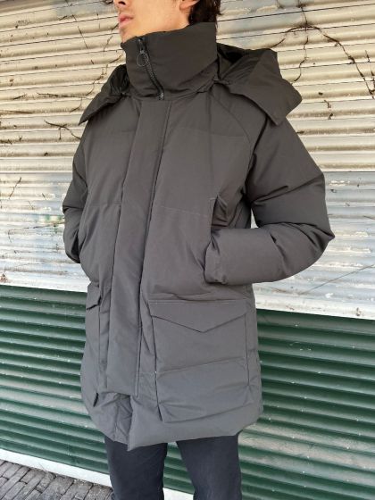 Shu heren jas Warm Jacket Black