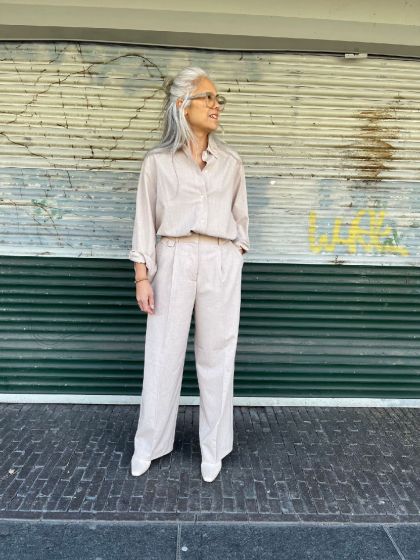 Samsoe Samsoe dames blouse Salma Shirt Oatmeal