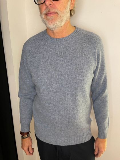 NN07 heren trui Nathan Dusty Blue