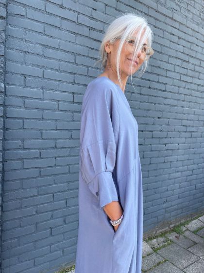 Elvine jurk Heli dusty blue