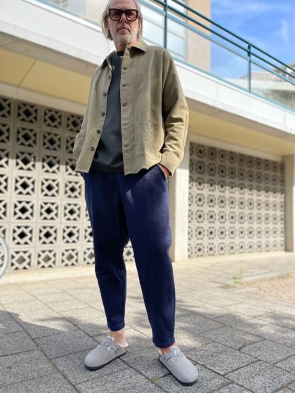 Universal Works Travail shirt Mole Lovat