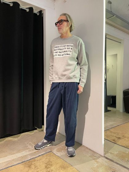 NN07 sweater Jerome print Grijs Mele