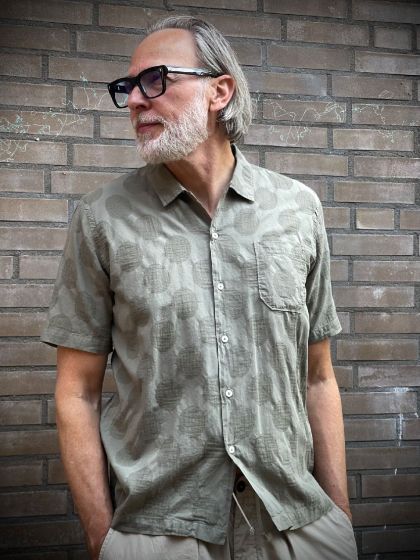 Universal Works Road Shirt Light Olive