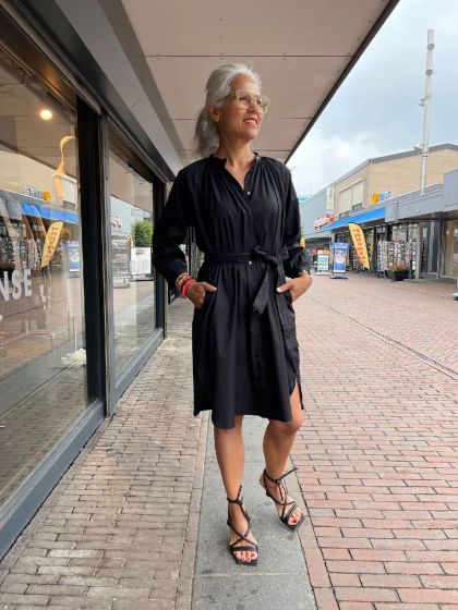 Xacus jurk Scarlet zwart