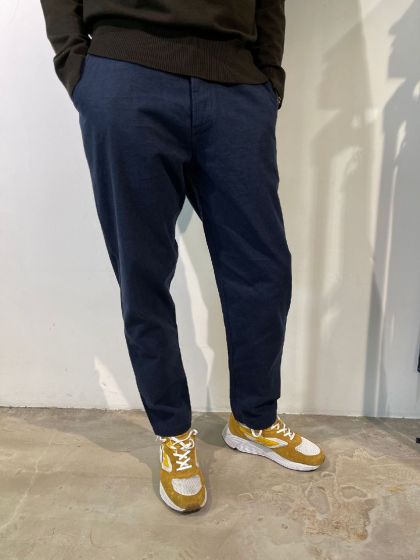 Universal Works heren broek Military Chino Navy
