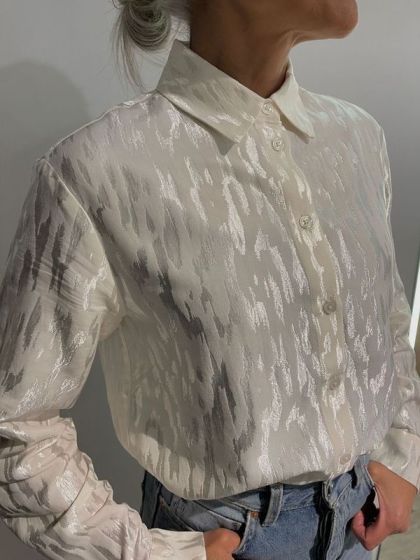 Samsoe Samsoe Dames Madisoni Shirt Artic White