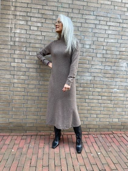 Samsoe Samsoe jurk Amarista Choco