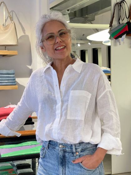 Drykorn dames blouse Aake wit