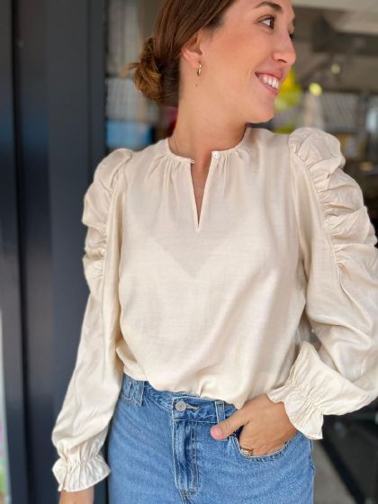 Second Femala Masma Blouse 8001 beige
