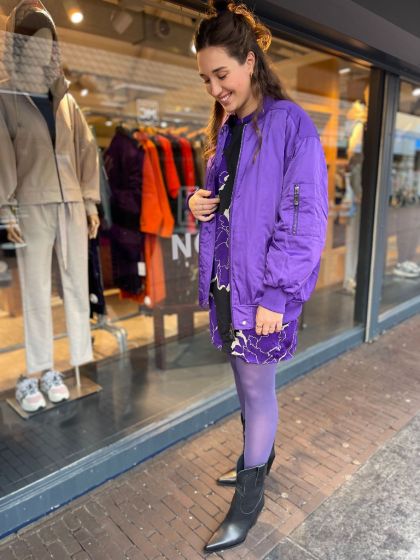 Second Female Bomber Jacket 3122 paars