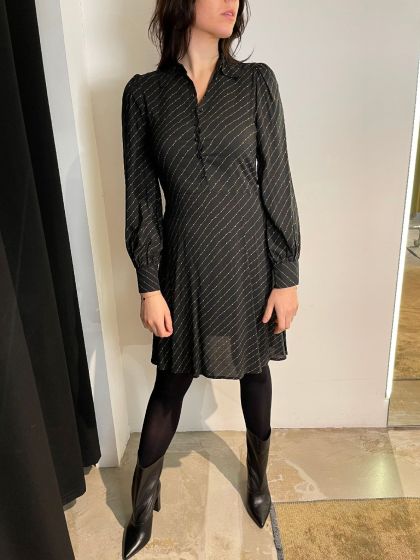 Second Female dames jurk Molla mini zwart