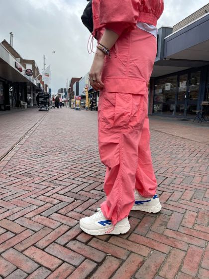 Oval Square Poison Trouser Coral Kiss