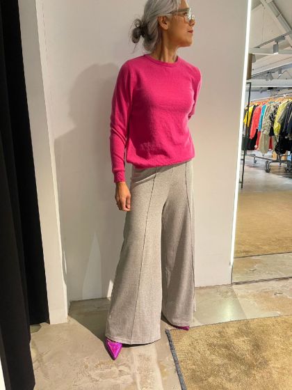 Sibin Linnebjerg trui Mabel 3699 pink