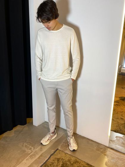 Drykorn heren trui Riko wit