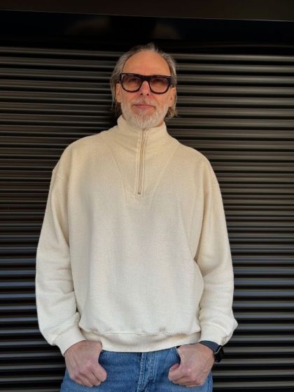 American Vintage heren sweater MBOBY03CE Ecru