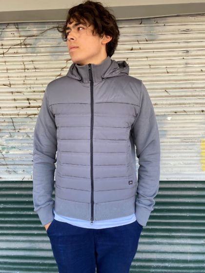 Wahts heren jas Smith Mid Grey