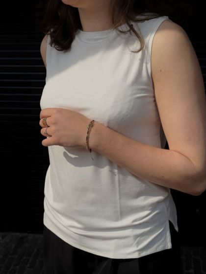 Majestic Filatures Top FTS651-Cream