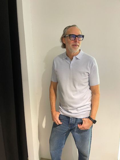 Saint Steve polo Chris Ice Blue