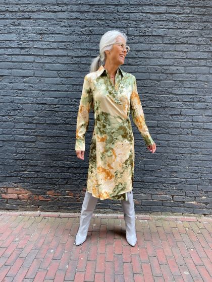 Second Female jurk Onyx Laurel green