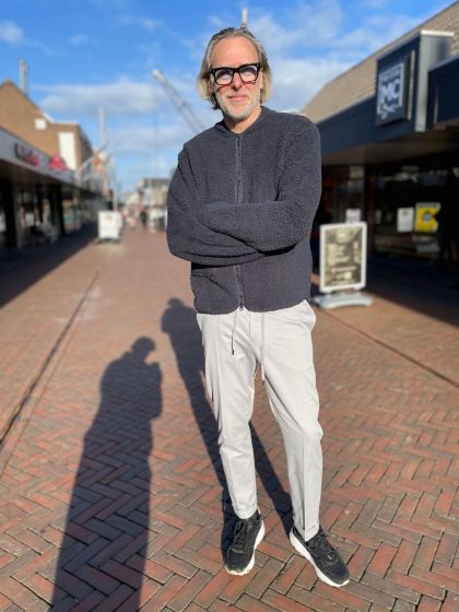 Tiger of Sweden heren broek Travin Lichtgrijs