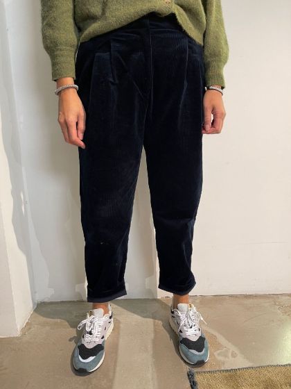 Samsoe Samsoe dames broek Julianna Corduroy Sky