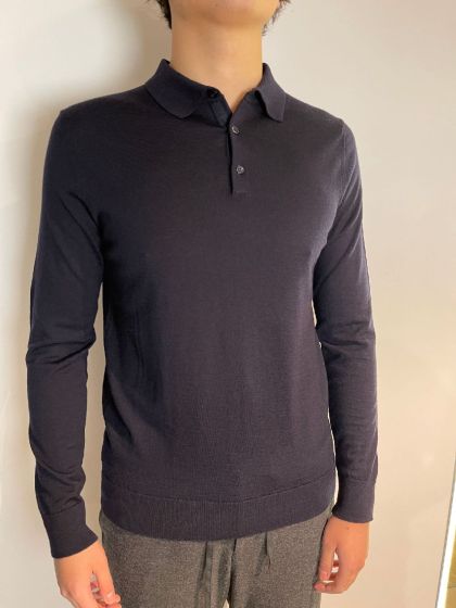 Wahts heren trui Ward Navy Blue