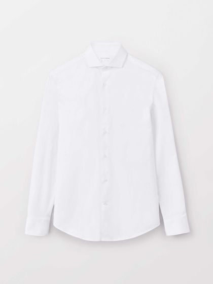 Tiger of Sweden heren overhemd Farrell wit