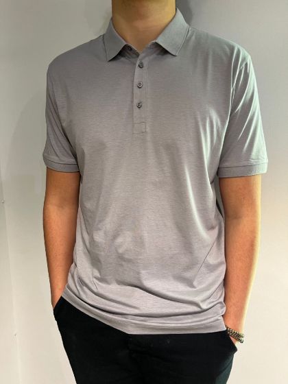 Drykorn heren polo Garry grijs
