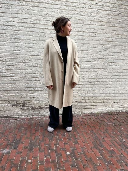 Palto Cameron DB - Crema
