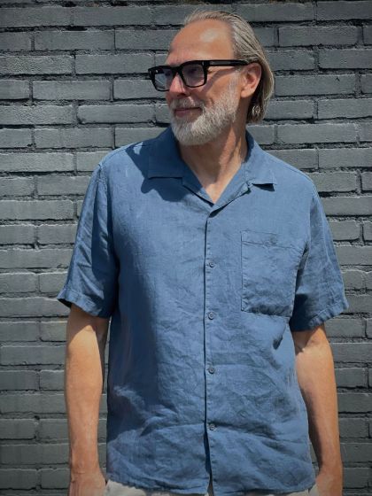 NN07 korte mouw blouse Julio 5706 286 Blauw