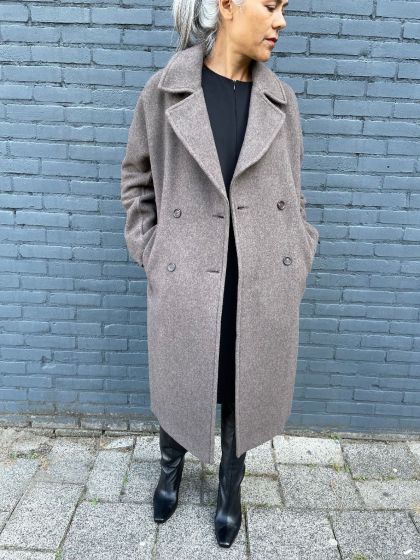 Set dames jas 73881 bruin