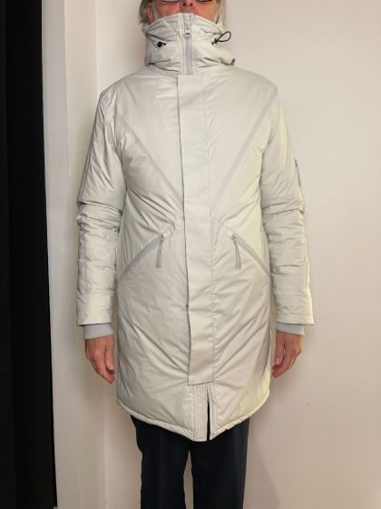 Shu heren jas Classic parka Grey